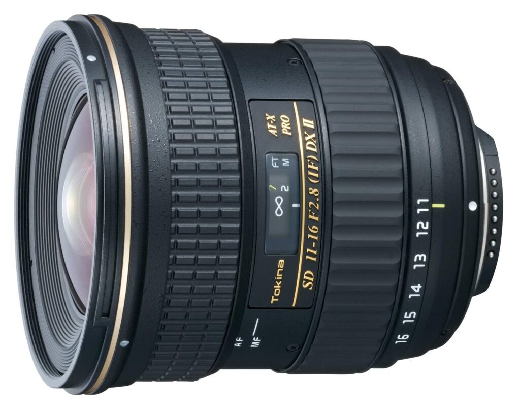 Tokina 11-16mm f2.8 AT-X116 Pro DX II wide angle lens (Nikon mount)